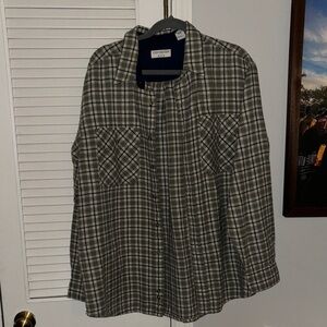Covington Green and White Plaid Shirt